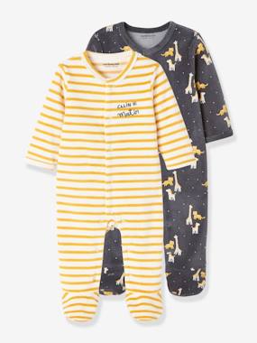 Set van 2 fluwelen babypyjama's set leisteengrijs kopen? Lees eerst dit