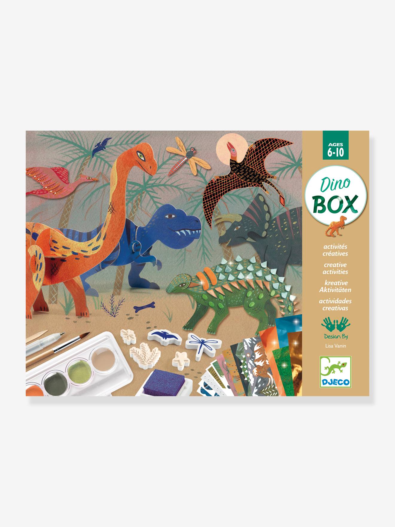 Set Wereld van de dinosaurus DJECO groen
