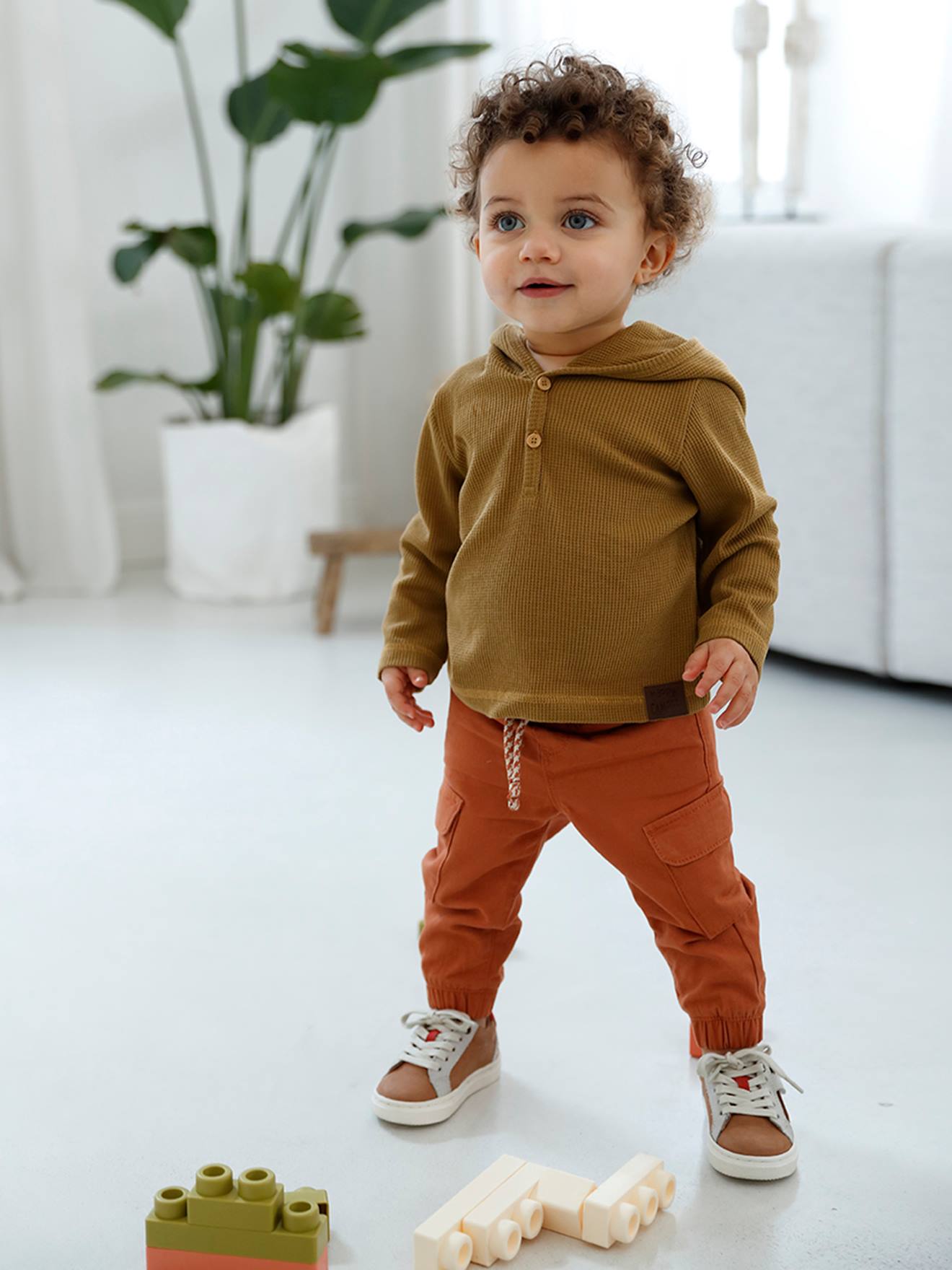 Battlebroek voor baby's geel