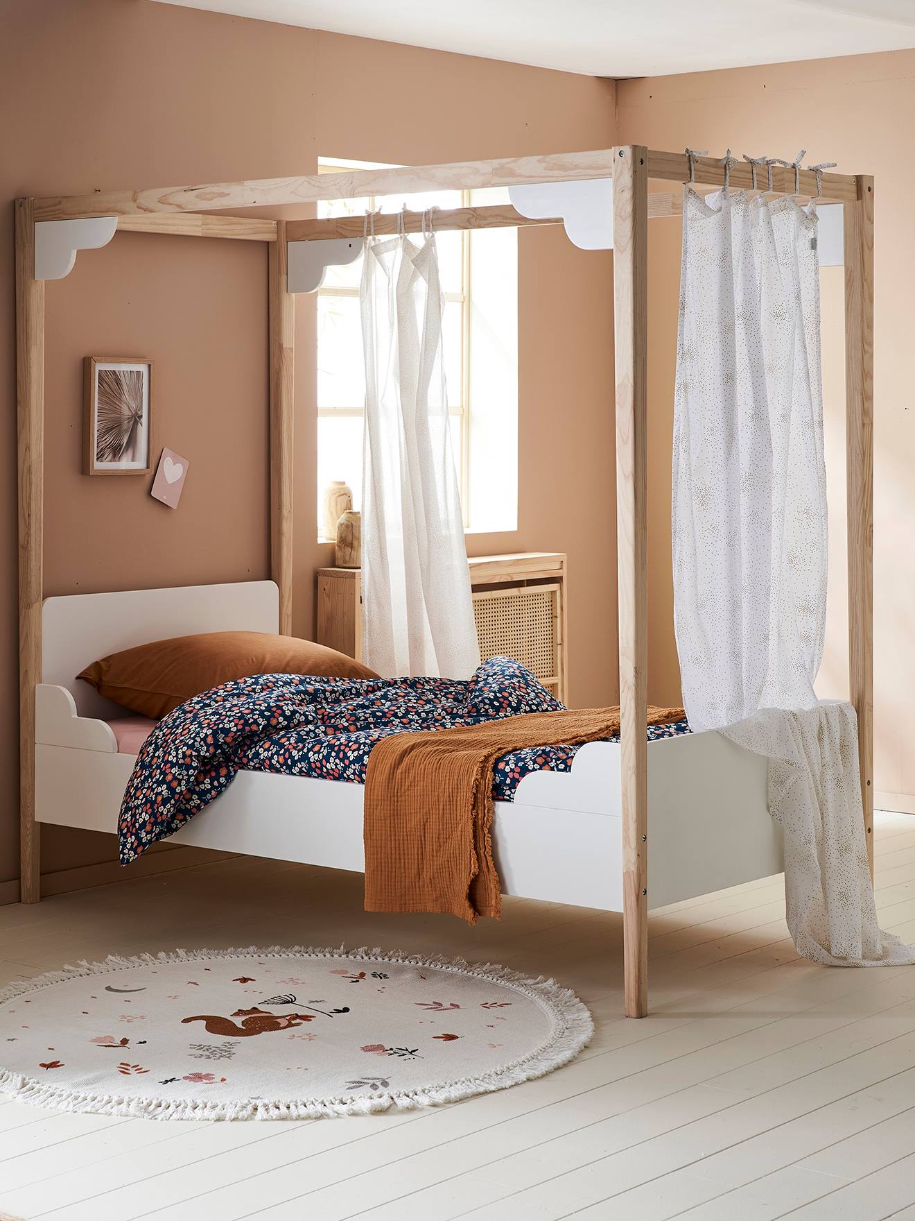 Kinderhemelbed ROMANCE wit