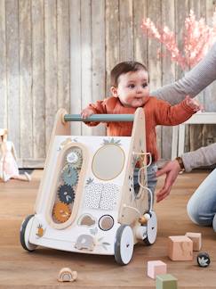 Speelgoed-Eerste levensjaren-Schommelspeelgoed, loopwagens, loopstoelen en loopauto's-Loopwagen met remmen HANOÏ van FSC®-hout