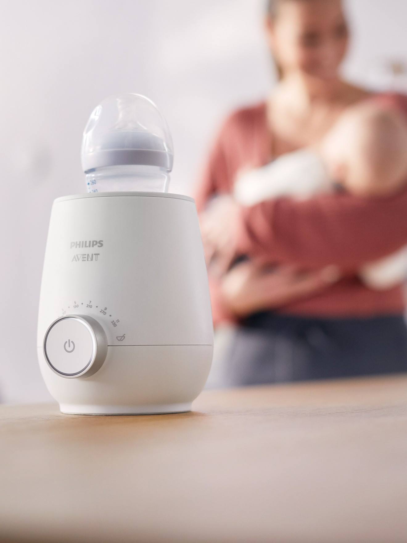 Elektrische flessenwarmer Philips AVENT SCF358 wit