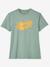 Heren-T-shirt Family team capsulecollectie vertbaudet en Studio Jonesie in biologisch katoen lindegroen - vertbaudet enfant 