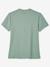 Heren-T-shirt Family team capsulecollectie vertbaudet en Studio Jonesie in biologisch katoen lindegroen - vertbaudet enfant 