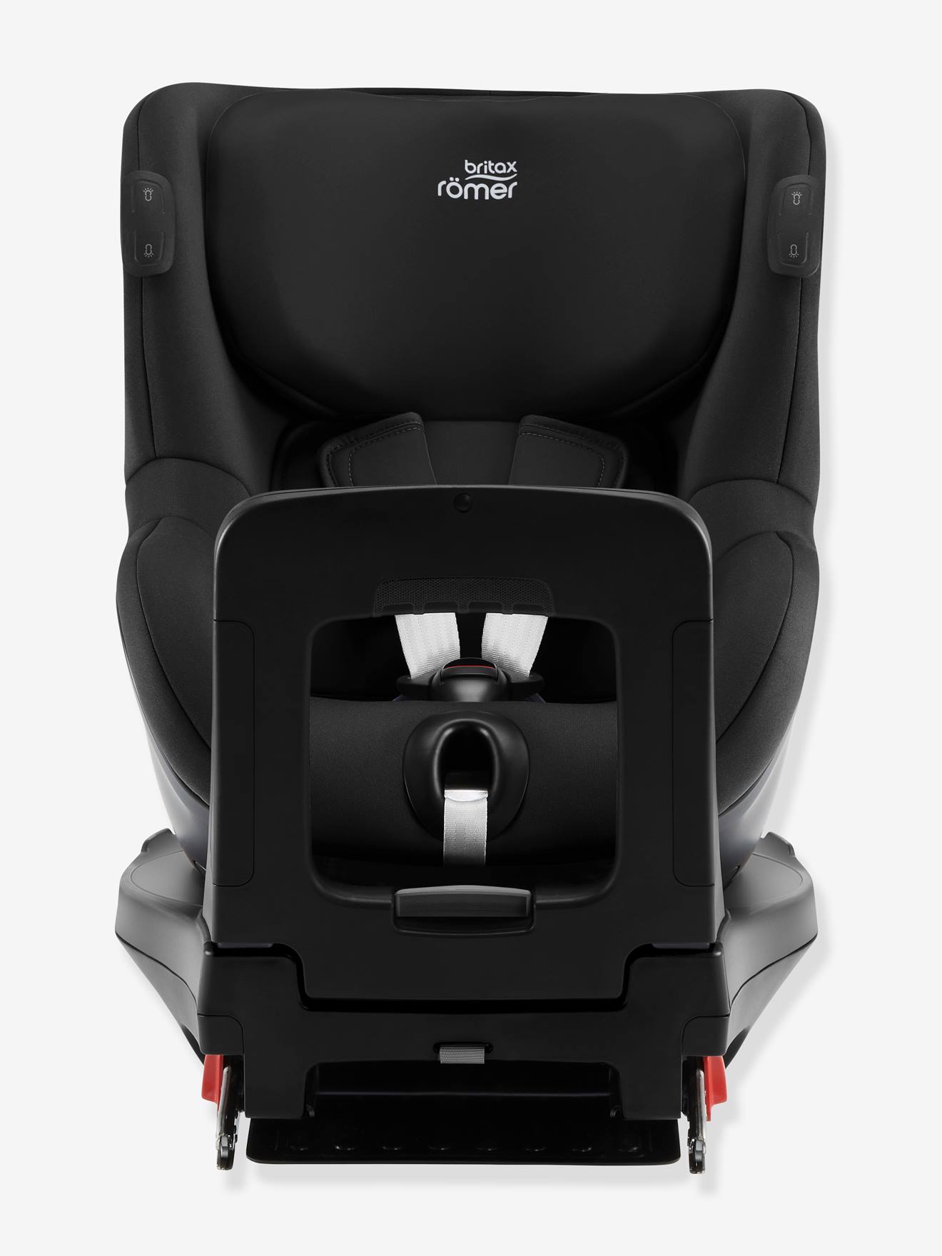 BRITAX Dualfix iSense i-Size-autostoeltje 61 tot 105 cm, equivalent leeftijdsgroep 1 zwart (space black)