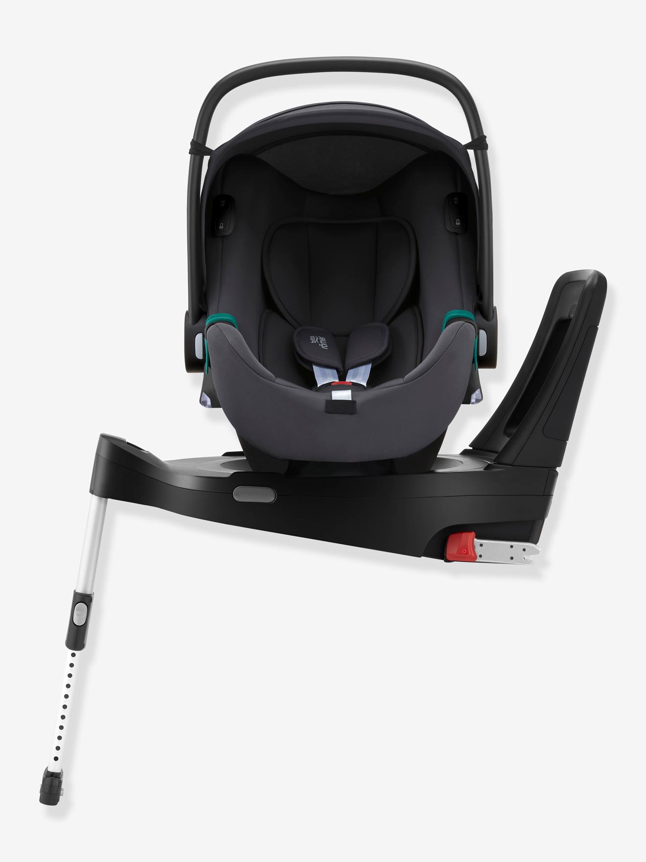 BRITAX Baby-Safe iSense i-Size-autostoel en -basis 40 tot 83 cm, equivalent leeftijdsgroep 0+ midnight grey
