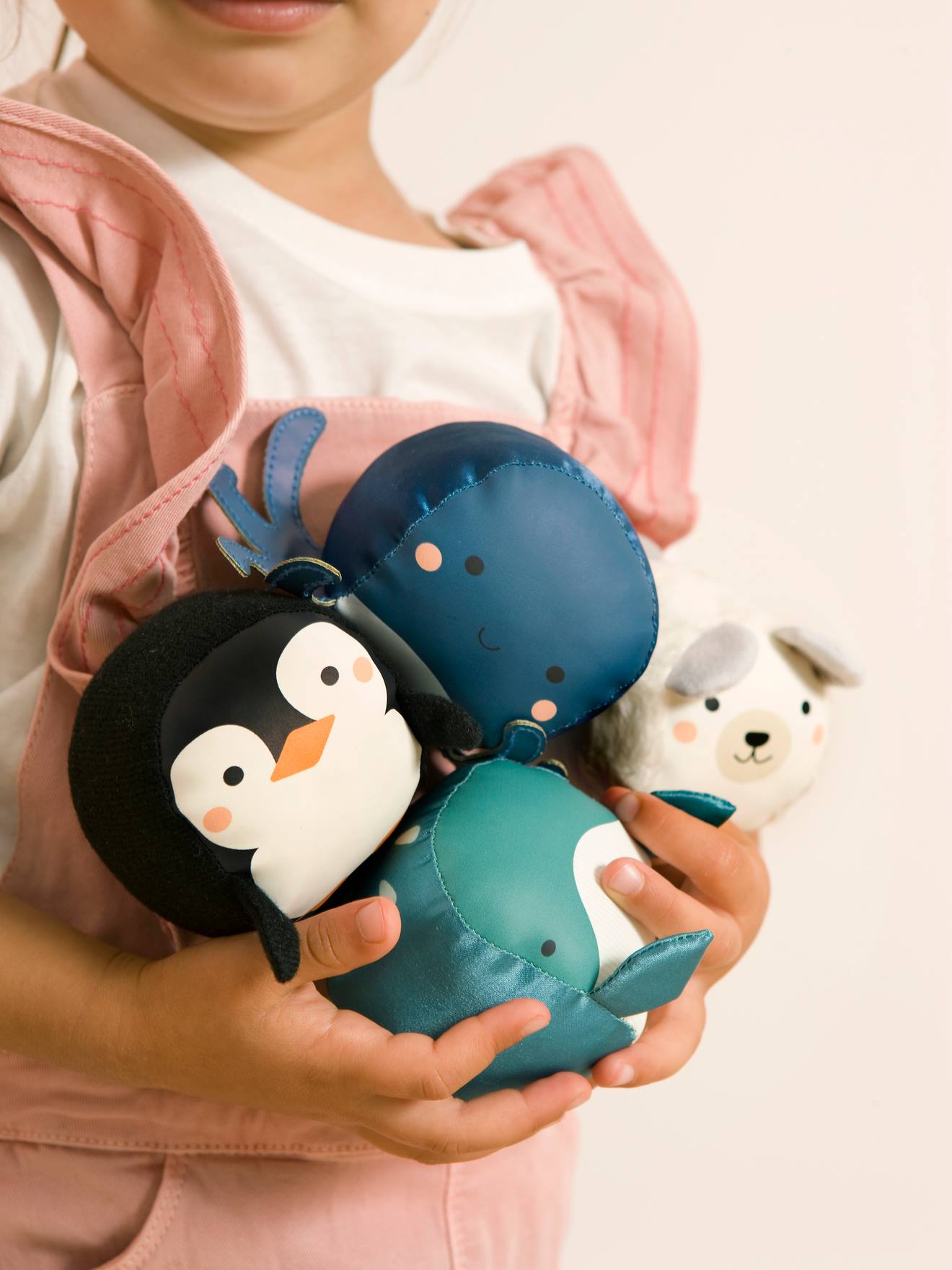 De Dooballs - Set van 4 zachte ballen - BABYTOLOVE meerkleurig