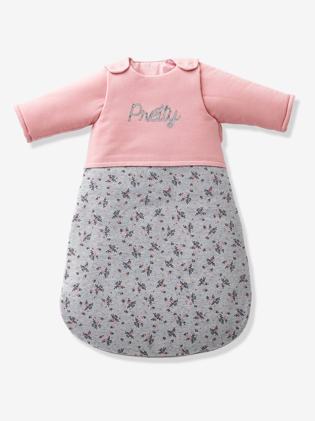 Trappelzak met afneembare mouwen PRETTY BABY Oeko-Tex® roze/meerkleurig