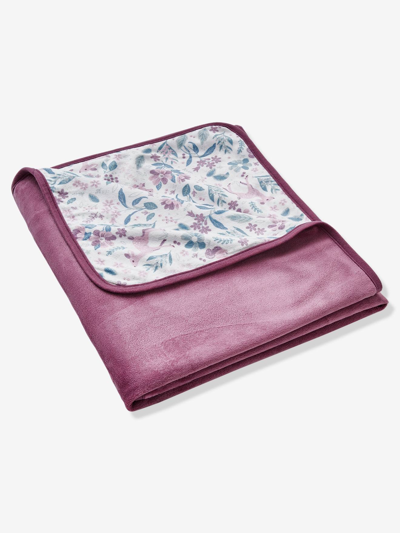 VICTORIA Oeko-Tex® fluwelen deken roze/meerkleurig