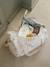 Baby Roll luiertas van katoengaas ivoor met print+rozenwater - vertbaudet enfant 