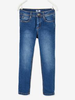 Jongens-Slim fit jongensjeans Morphologik "waterless" heupomtrek SMALL