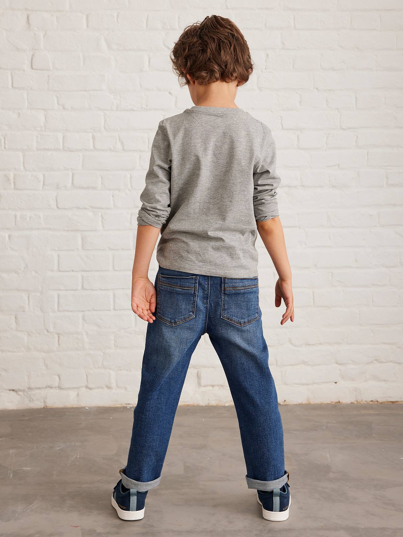 thumbnail: Baggy Jeans Voor Jongens - Rechte Cargobroek Met Zakken - Losse Pasvorm Comfortabel