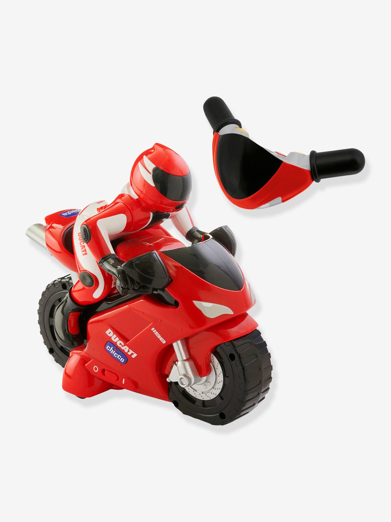 Ducati 1198 Chicco motorfiets rood