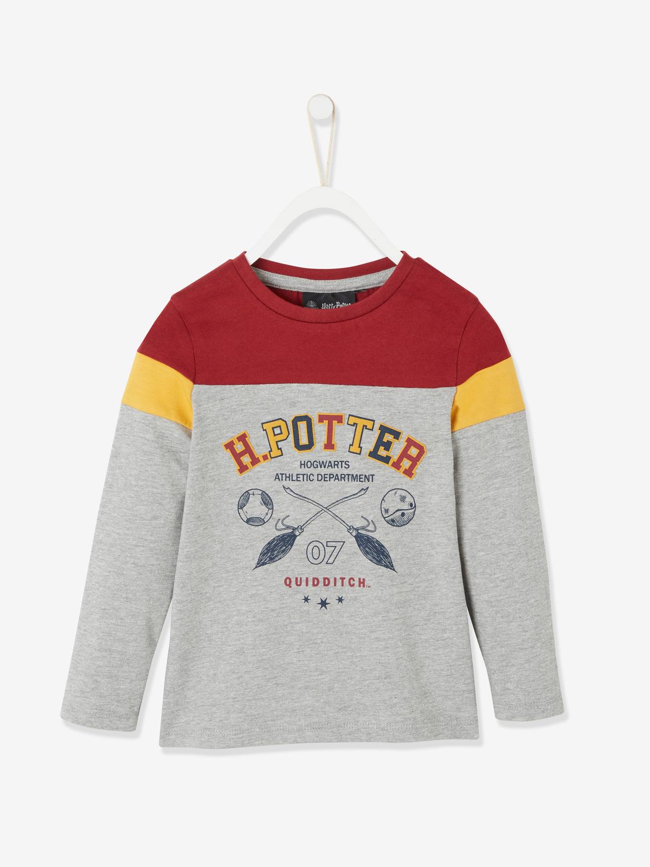 Harry Potter® T-shirt met lange mouwen voor jongens color-block-grijs geanimeerd