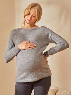 Zwangerschapskleding-Trui, vestje-Omkeerbare trui voor/achter voor de zwangerschap en borstvoeding