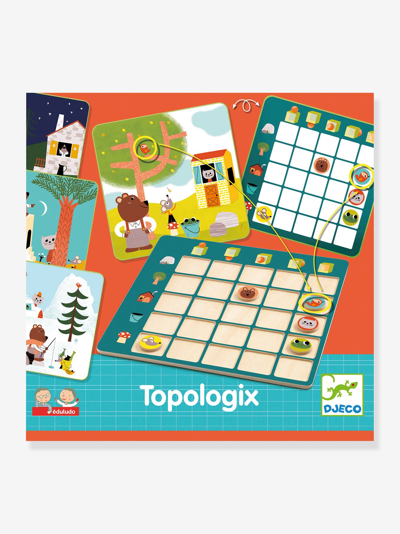 Topologix - DJECO meerkleurig