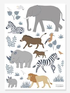 -Stickervel LILIPINSO - Big five & Cie - jungledieren