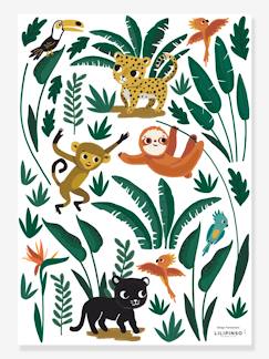 -LILIPINSO-stickervel - Kleine Jungledieren