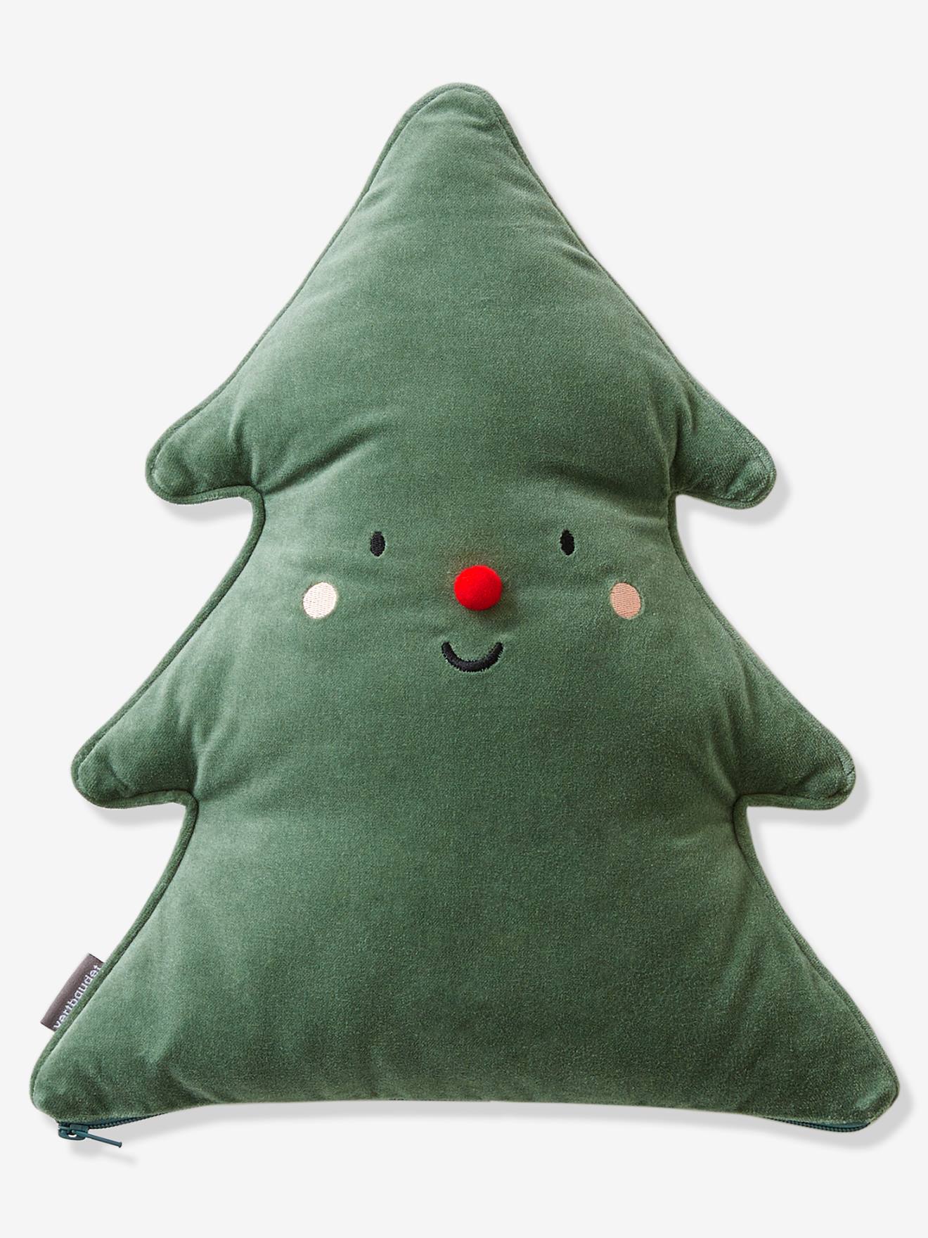 Aanpasbaar kerstboomkussen groen