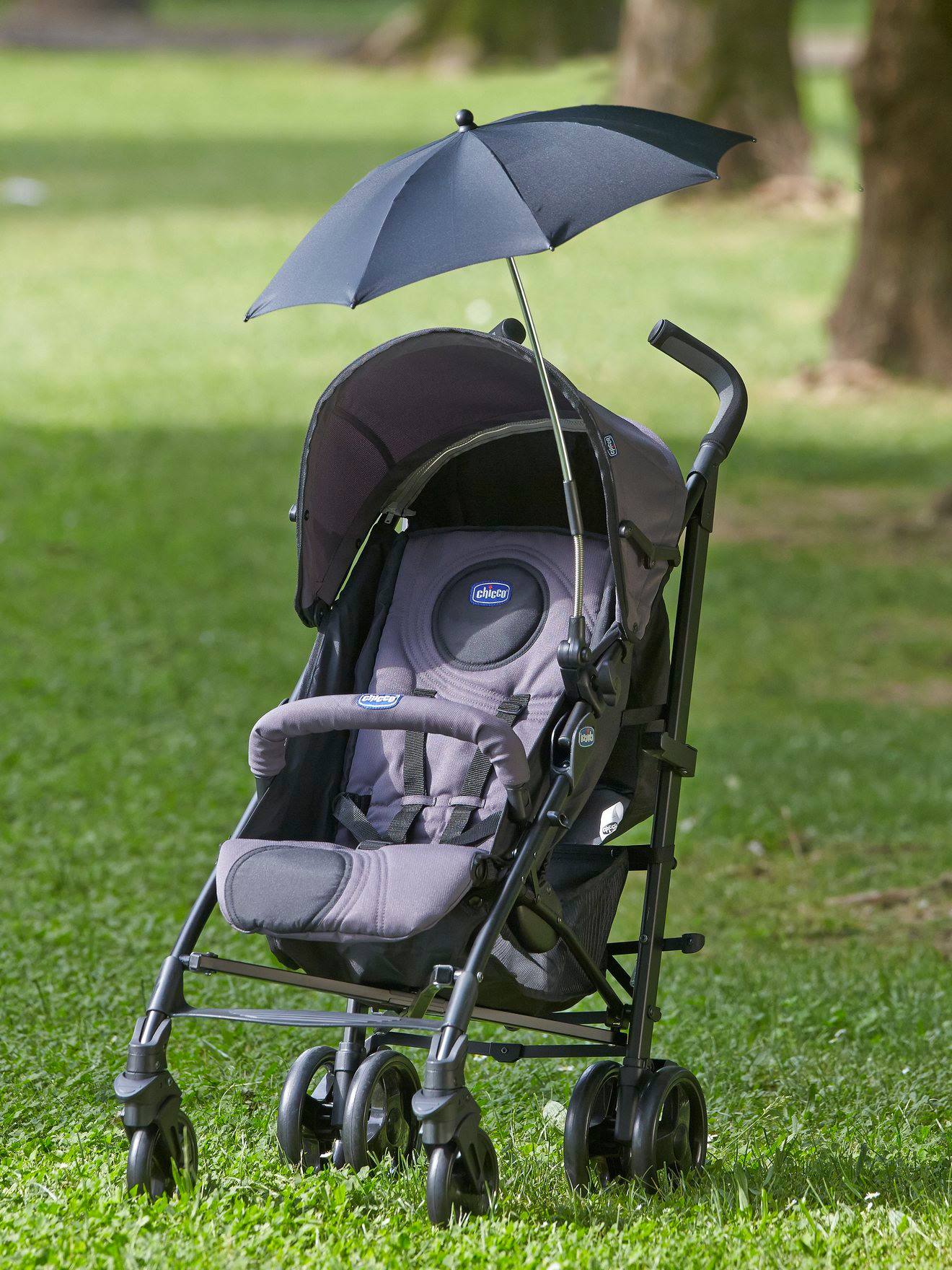 Universele, flexibele parasol CHICCO zwart