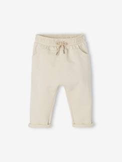 Baby-Broek, jean-Babybroek uit molton voor jongens