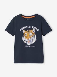 Jongens-T-shirt, poloshirt, souspull-T-shirt-Jongensshirt met korte mouwen en leuk motief