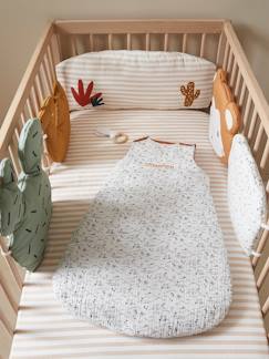 Linnengoed en decoratie-WILD SAHARA Oeko-Tex® modulaire stootrand bed/box
