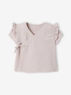 Baby-T-shirt, souspull-Babyhemdje voor pasgeborenen van gaaskatoen