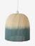 Lampenkap voor hanglamp bamboe Tie and Dye beige / blauw - vertbaudet enfant 
