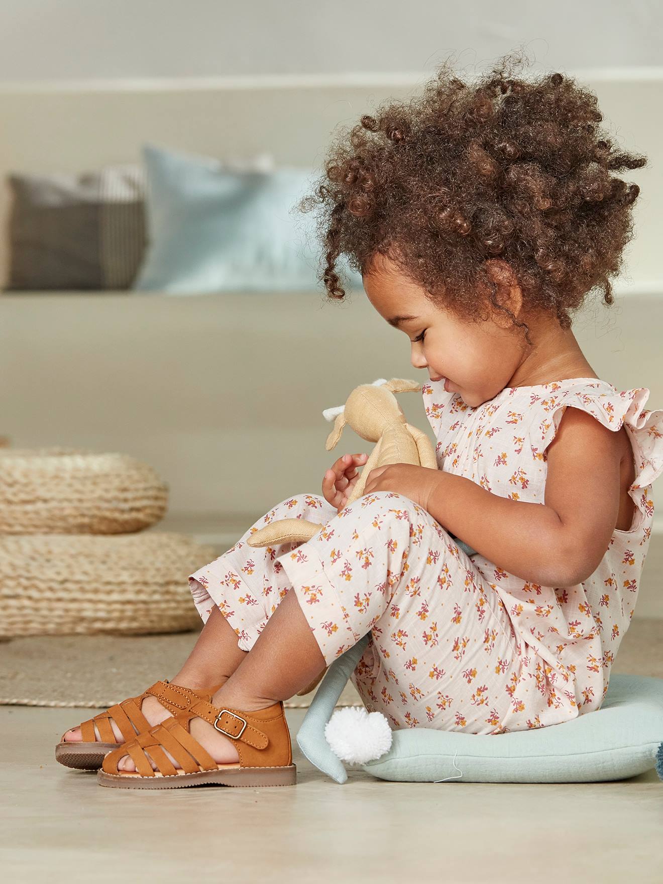 Leren sandalen baby met dichte voorkant - Schoenen