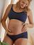 Kanten beha voor zwangerschap en borstvoeding Bruin+Inkt+Nude+wit+Zwart - vertbaudet enfant 