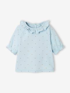 Baby-T-shirt, souspull-T-shirt met kraagje voor baby's
