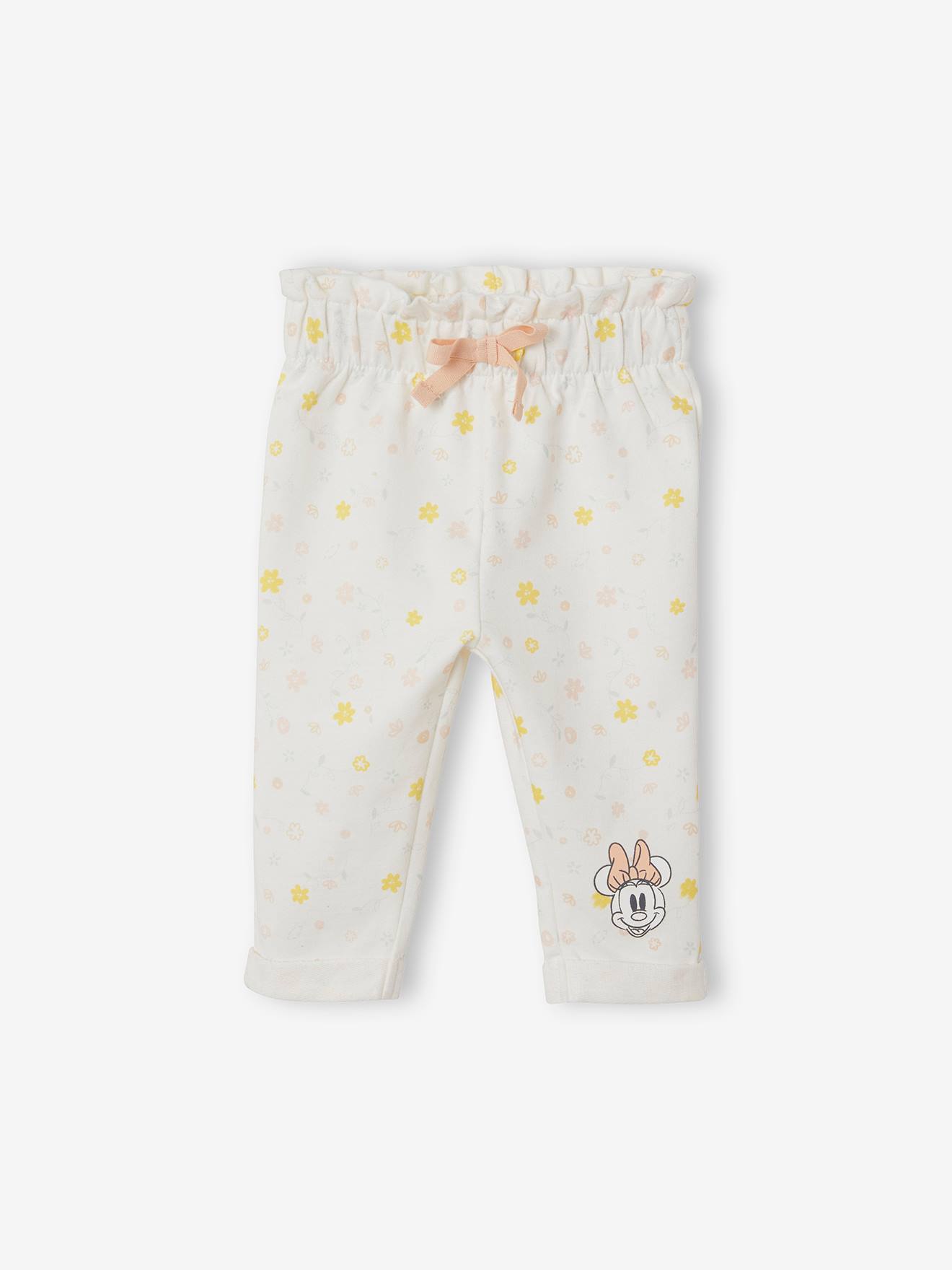 Legging voor babymeisje Disney Minnie® wit met print