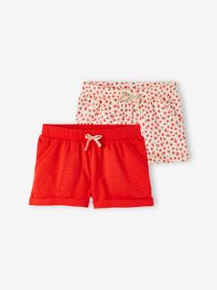 Meisje-Short-Set van 2 jersey shorts voor meisjes