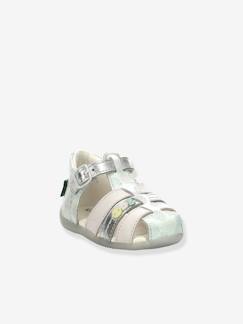 Schoenen-Baby schoenen 17-26-Loopt meisje 19-26-Leren sandalen jongensbaby Bigfly-2 Iconique Biboo KICKERS®