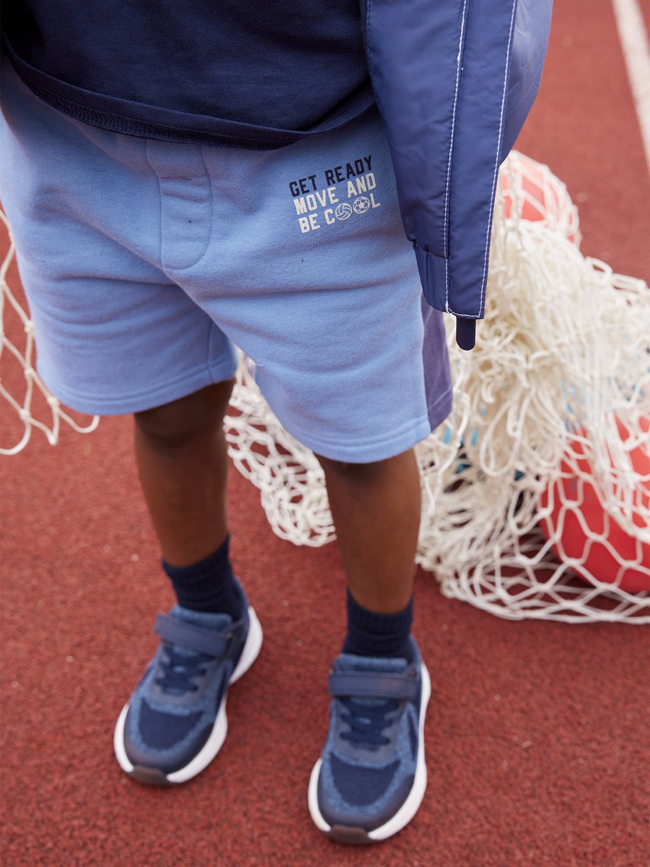 Eco-verantwoorde sportsneakers marineblauw