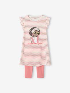 Meisje-Pyjama, surpyjama-Nachthemd + korte legging Oeko-Tex®