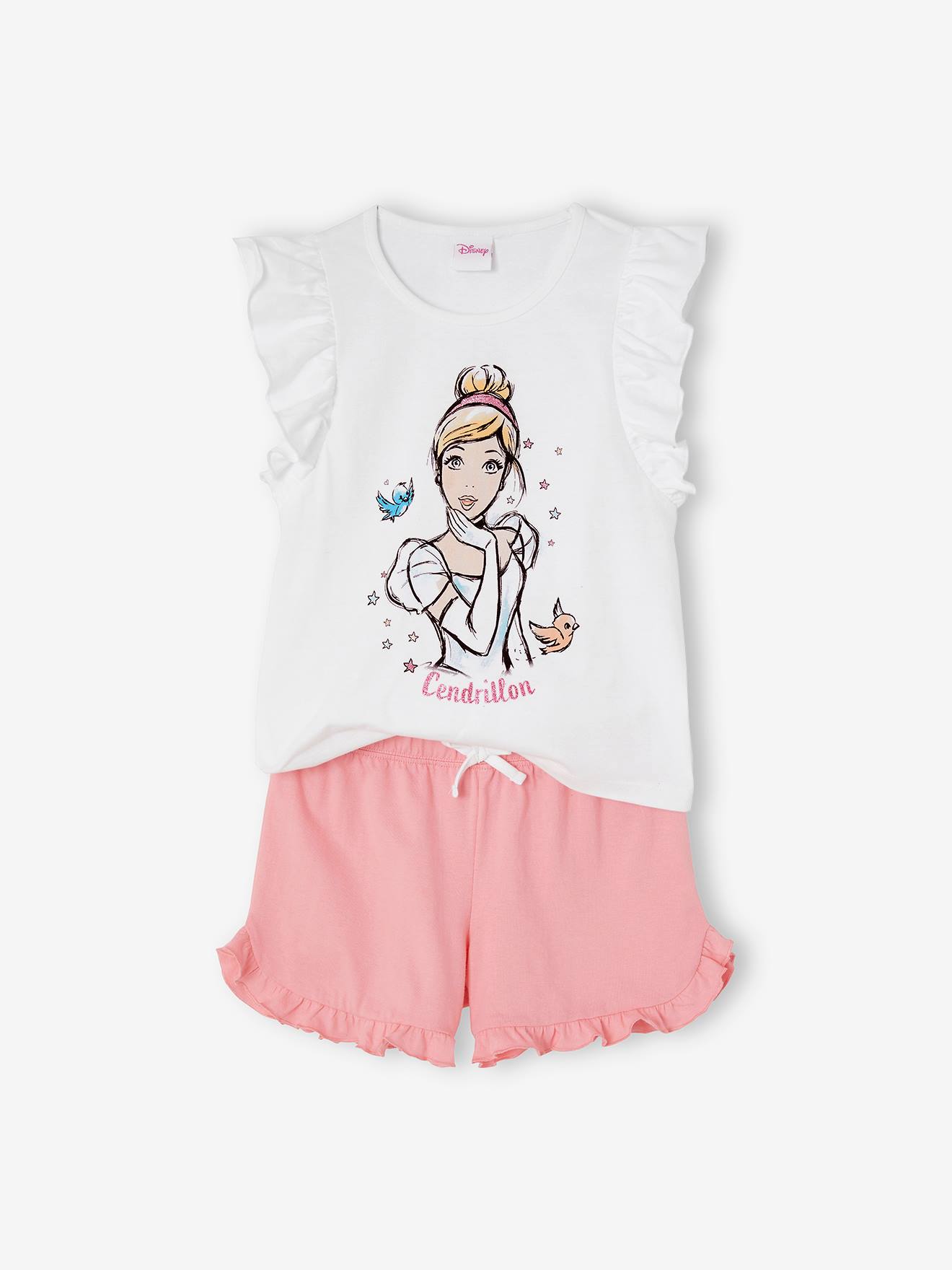 Disney® Assepoester pyjashort voor meisjes wit