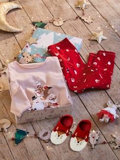 Meisje-Pyjama, surpyjama-Kerstset met meisjespyjama + sokken