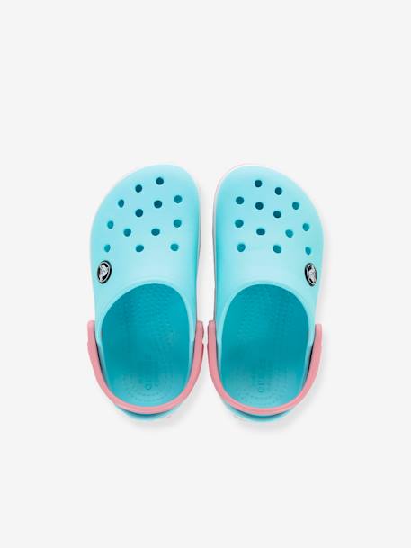 Babyclogs Crocband Clog T CROCS(TM) BALLERINA PINK+ICE BLUE/WHITE+marineblauw+PEPPER GRAPHITE - vertbaudet enfant 