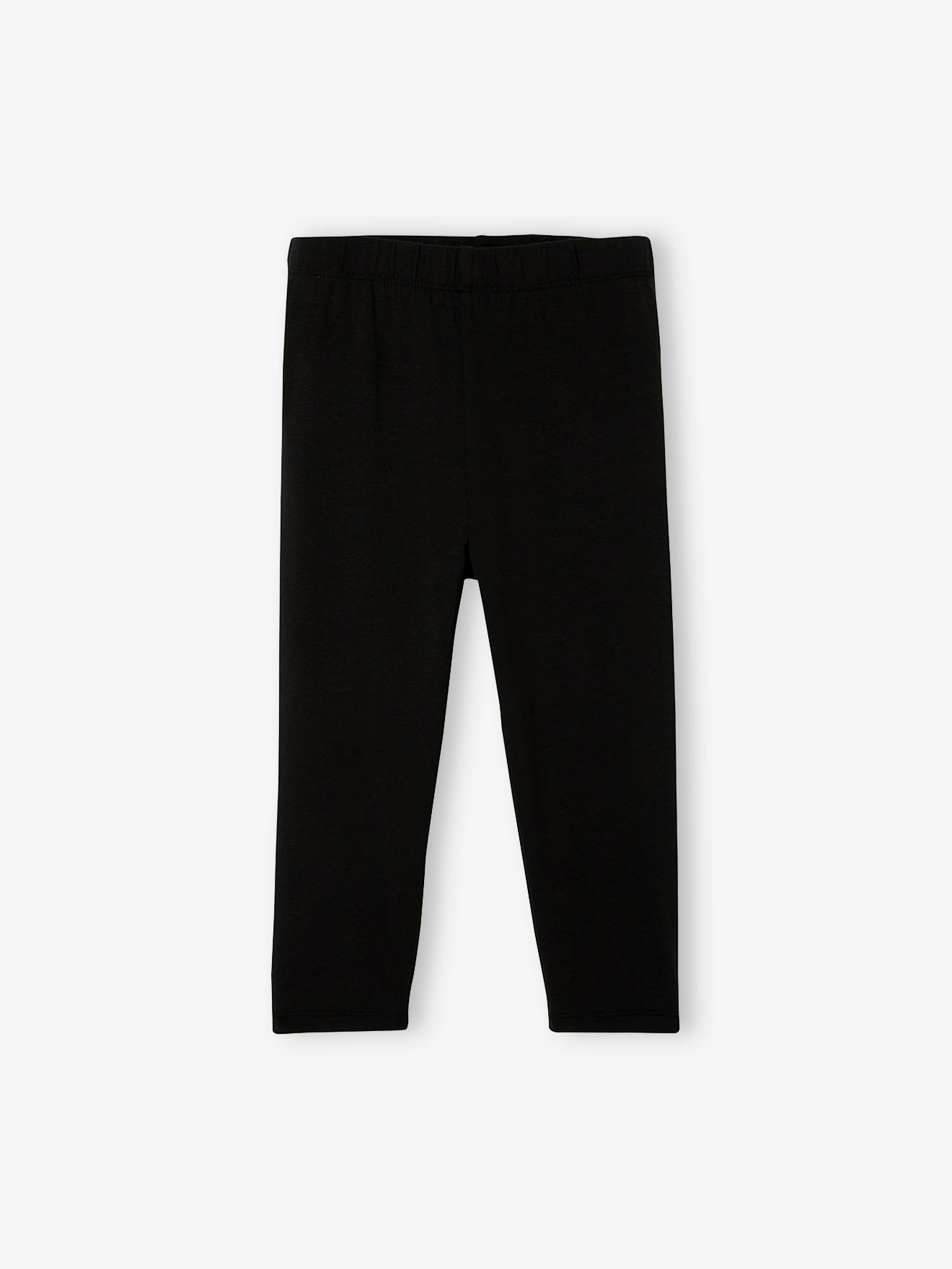 Legging meisje tot halverwege de kuit zwart