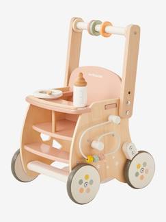 Speelgoed-Eerste levensjaren-Schommelspeelgoed, loopwagens, loopstoelen en loopauto's-Loopstoeltje met zitje van FSC® hout