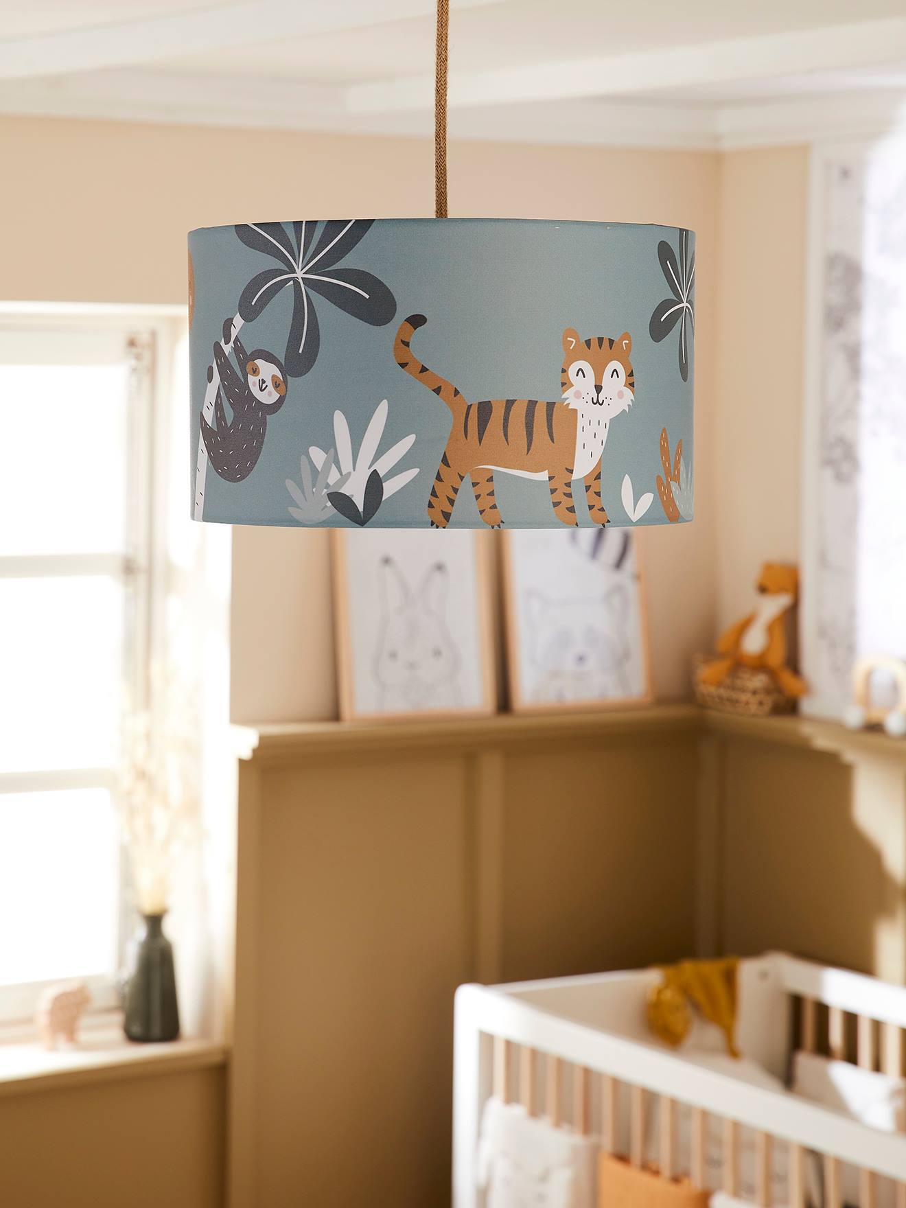 Lampenkap voor hanglamp JUNGLE groen
