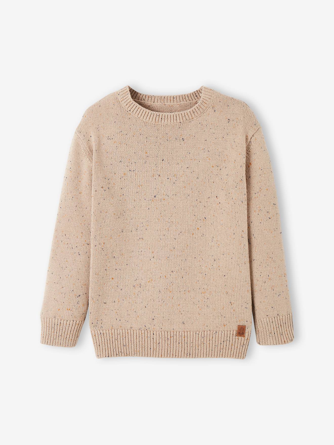 Jongenstrui van ultrazacht getwijnd tricot beige