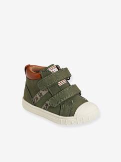 Schoenen-Baby schoenen 17-26-Loopt jongen 19-26-Sneakers-Halfhoge sneakers met klittenband