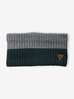 Jongens-Accessoires-Muts, sjaal, handschoenen-Tweekleurige snood voor jongens