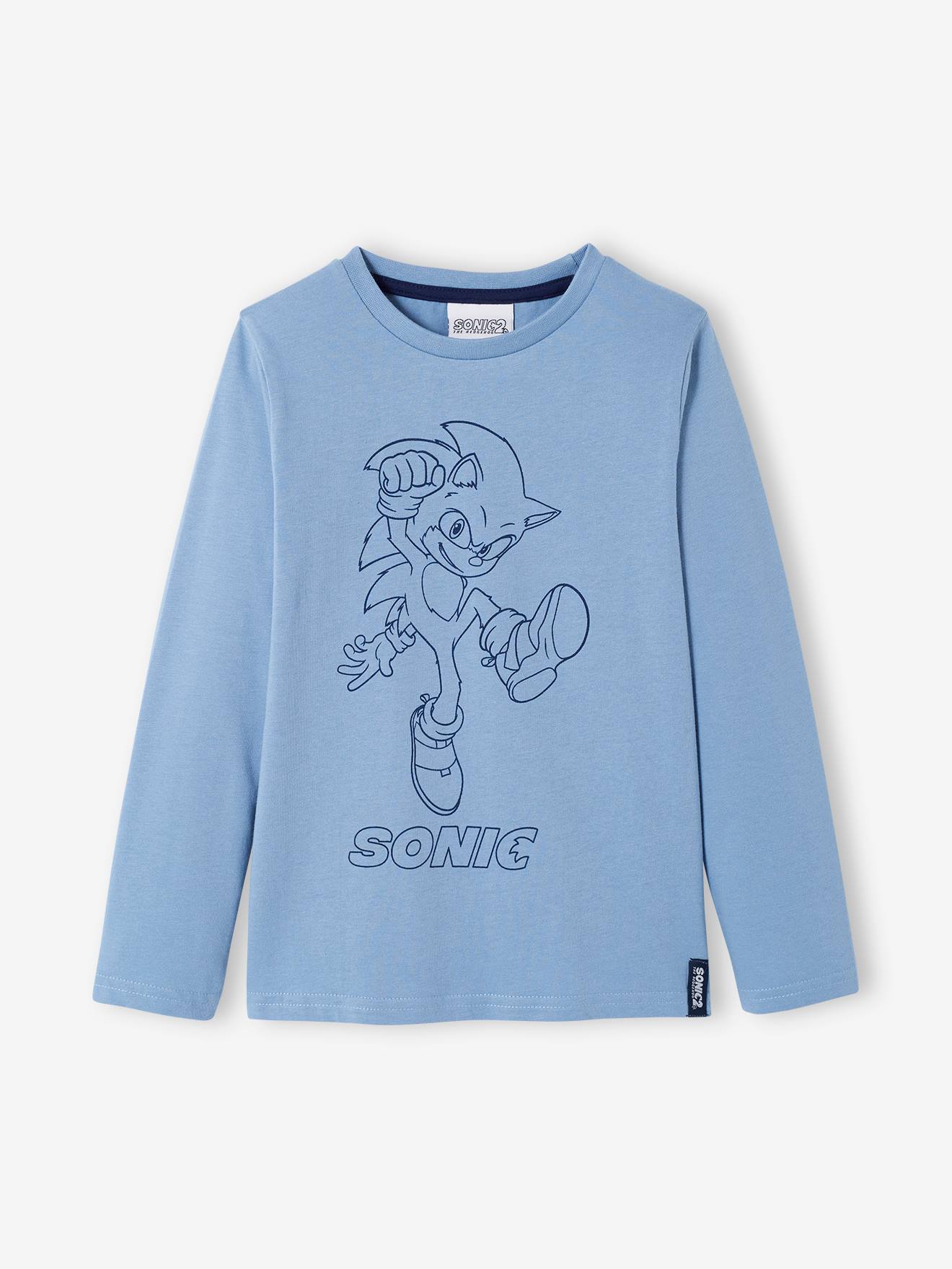 T-shirt met lange mouwen jongens Sonic® blauw