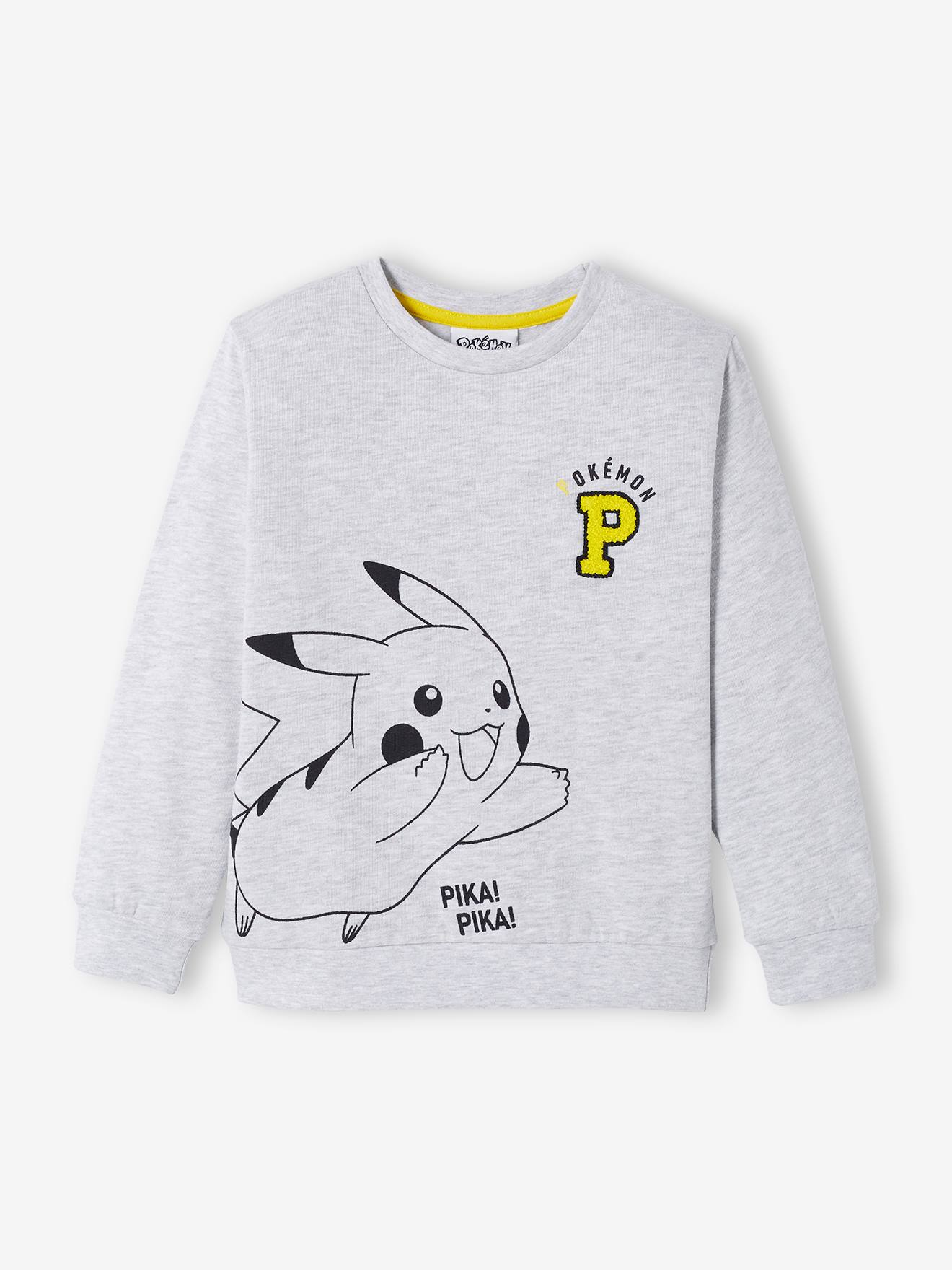 Pokémon® jongenssweatshirt grijs gechineerd