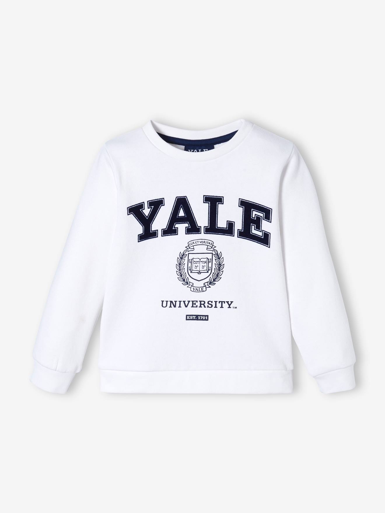 Sweatshirt meisjes Yale® wit