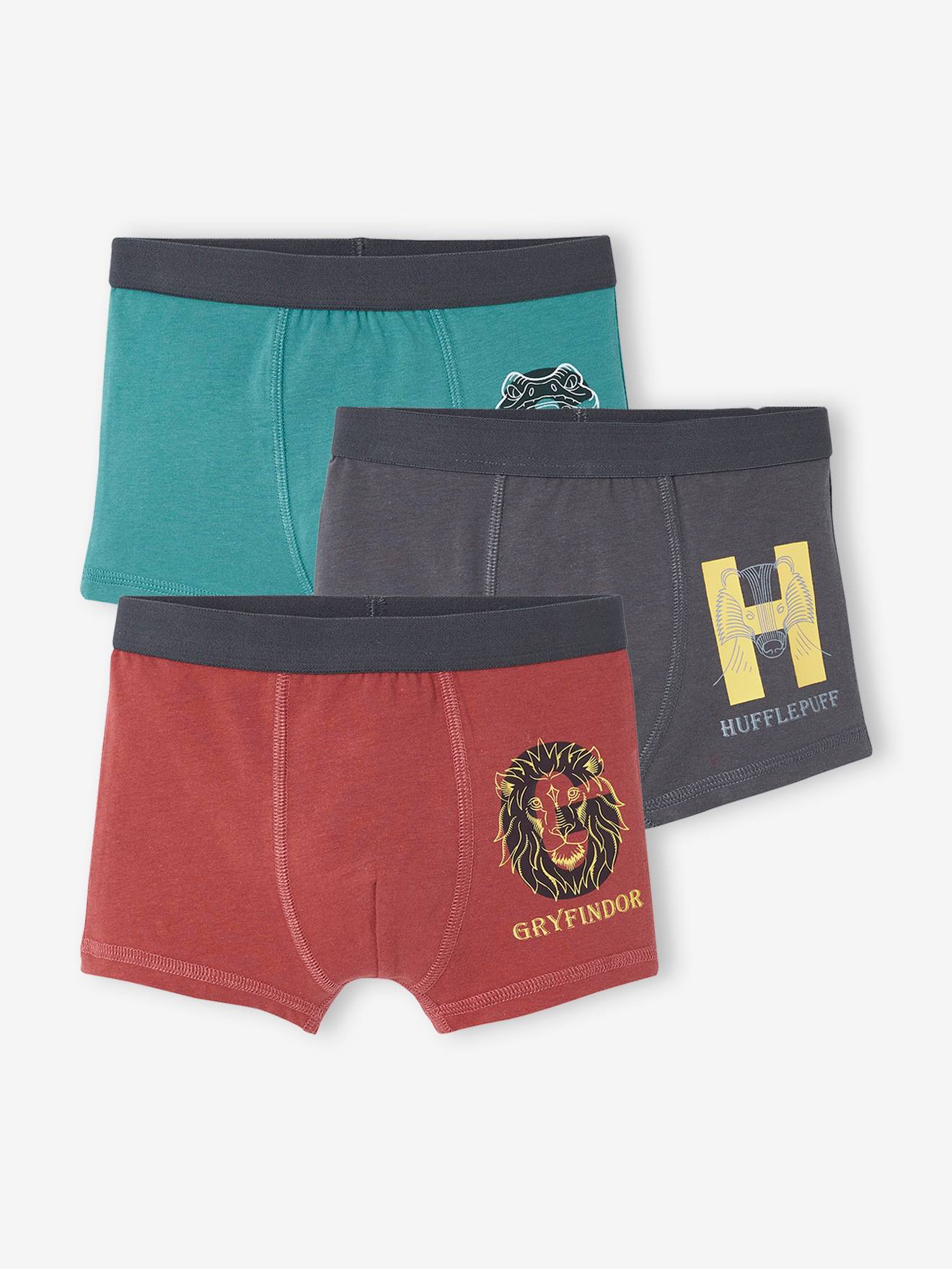 Set van 3 Harry Potter® boxers rood, groen, grijs
